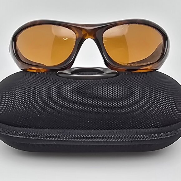Oakley 05-013 Monster Dog Brown Tortoise Frame Bronze Len Sunglasses w Case 60mm - Picture 1 of 16